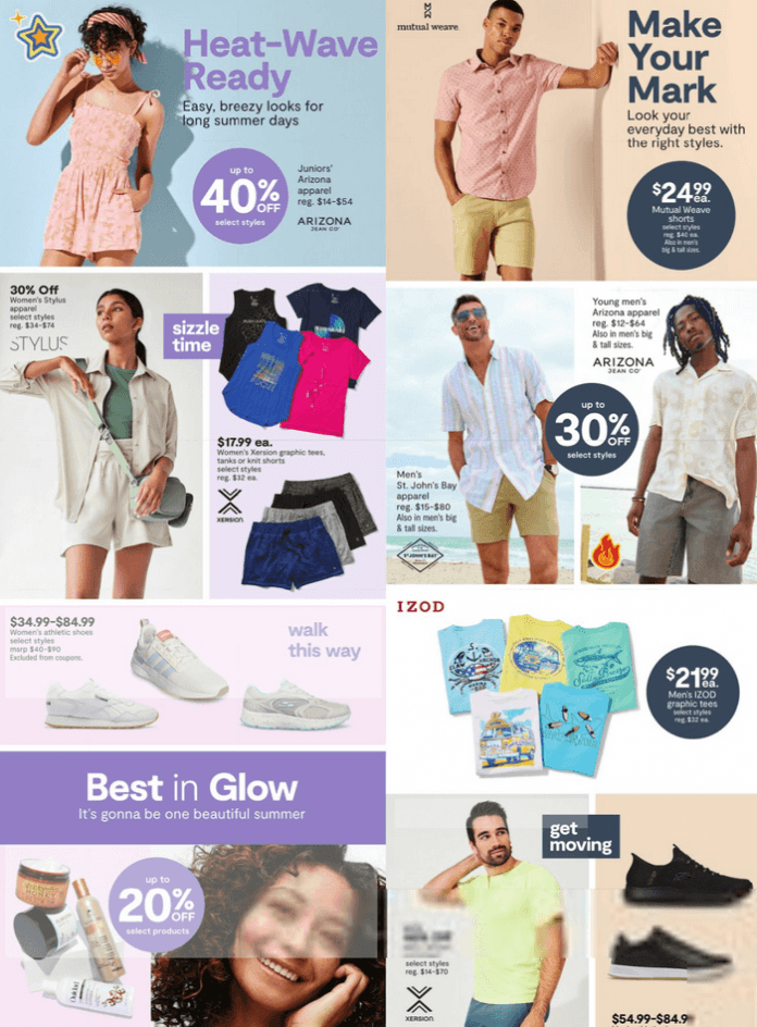 JCPenney Memorial Day Home Ad May 14 May 21, 2023