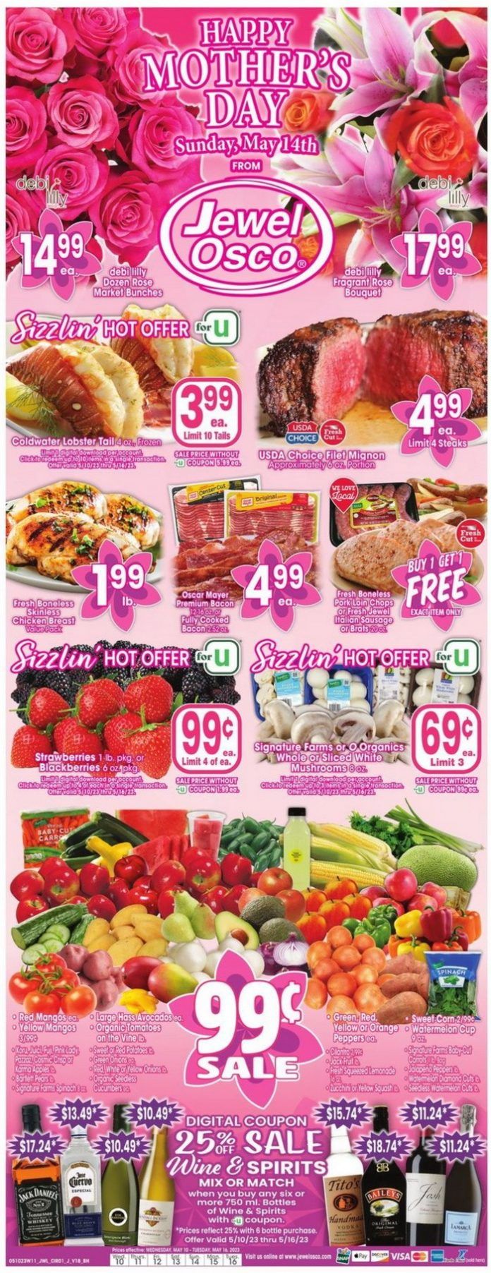 Jewel Osco Weekly Ad May 10 May 16, 2023 (Mother's Day Promotion