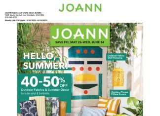 Jo-Ann Weekly Ad May 26 – Jun 14, 2023