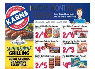 Karns Quality Foods Monthly Ad May 16 – June 12, 2023