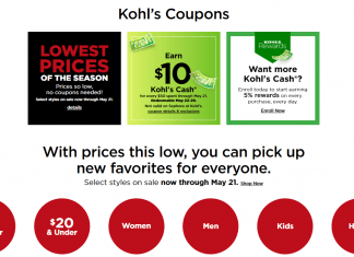 Kohl’s Coupon Sale Until May 21, 2023