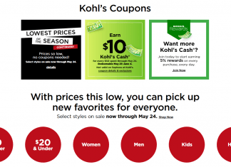 Kohl’s Coupon Sale Until May 24, 2023