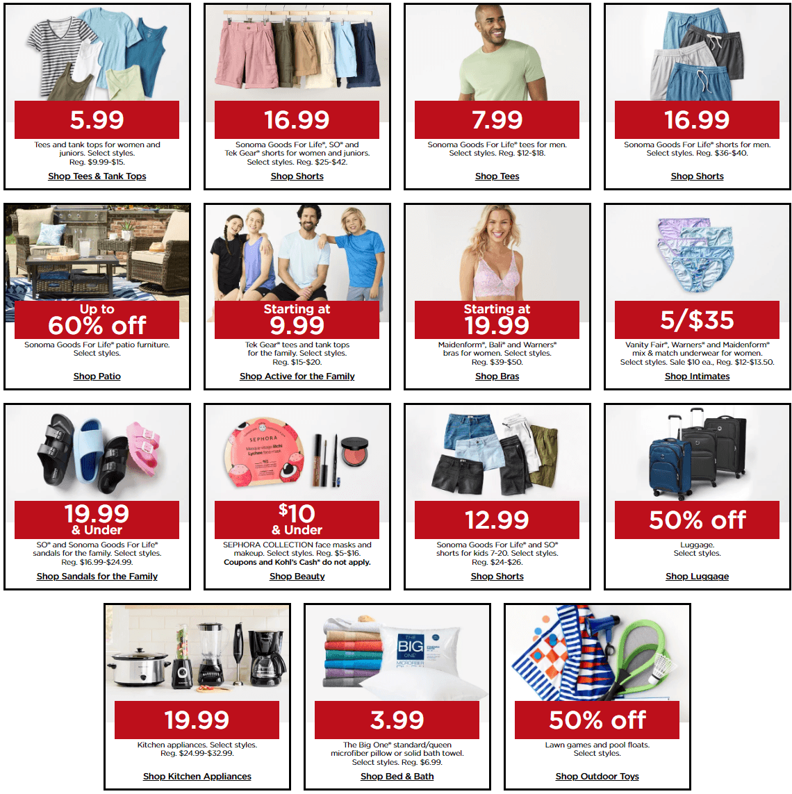 Kohl's Coupon Sale Until May 24, 2023