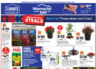 Lowe’s Weekly Ad May 17 – May 23, 2023