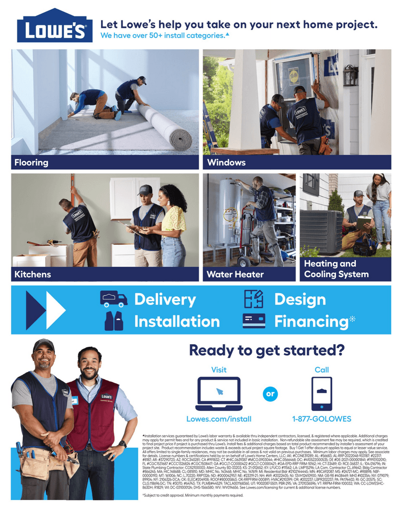 Lowe's Weekly Ad Jun 01 Jun 07, 2023 (Memorial Day Promotion Included)