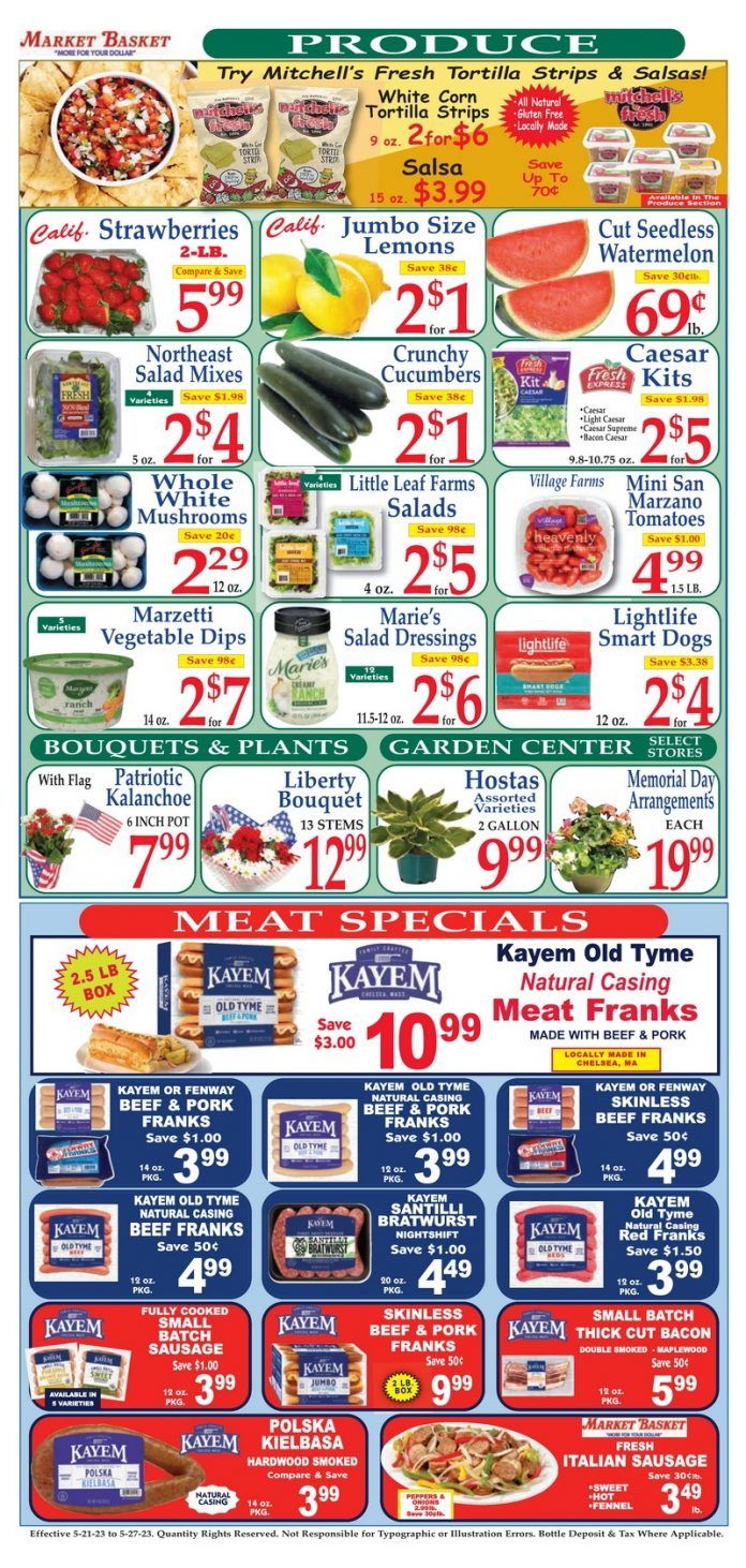 Market Basket Weekly Flyer May 21 May 27, 2023