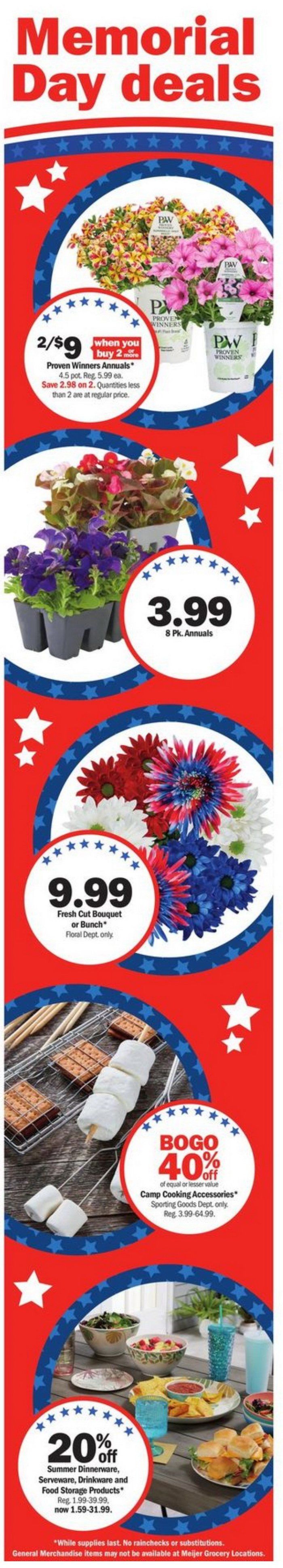 Meijer Weekly Ad May 21 May 27, 2023 (Memorial Day Promotion Included)