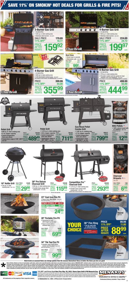 Menards Memorial Day Ad May 18 May 29, 2023