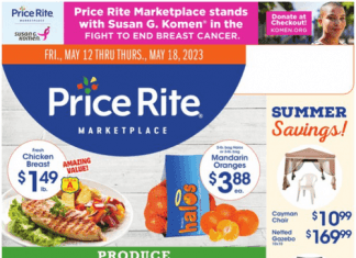 Price Rite Weekly Ad May 12 – May 18, 2023 (Mother’s Day Promotion Included)
