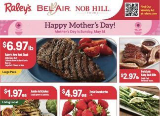 Raley’s Supermarkets Weekly Ad May 10 – May 16, 2023 (Mother’s Day Promotion Included)