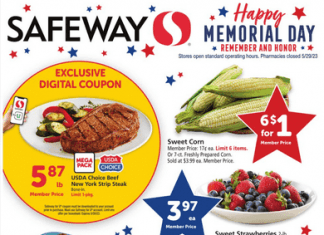 Safeway Weekly Ad May 24 – May 30, 2023 (Memorial Day Promotion Included)