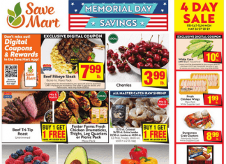 Save Mart Supermarkets Weekly Ad May 24 – May 30, 2023 (Memorial Day Promotion Included)