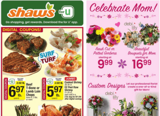 Shaw’s Weekly Ad May 12 – May 18, 2023 (Mother’s Day Promotion Included)