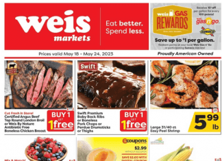 Weis Markets Weekly Sale May 18 – May 24, 2023