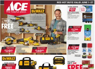 ACE Hardware Red Hot Buys Monthly Ad Jun 01 – Jun 27, 2023