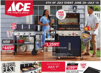 ACE Hardware 4th of July Event June 28 – July 10, 2023