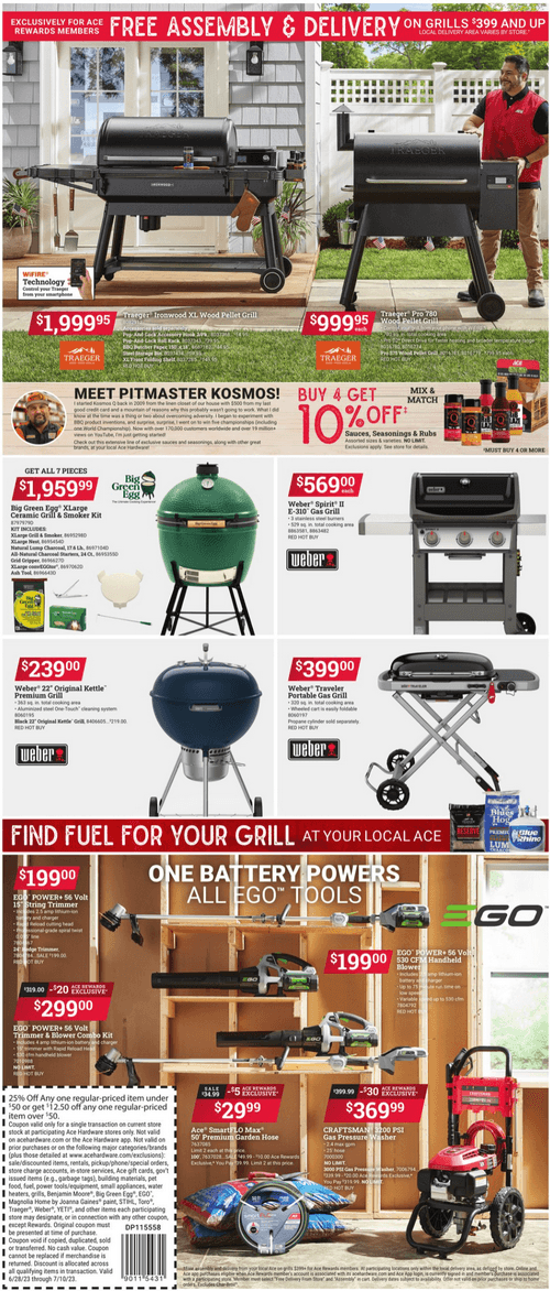 ACE Hardware 4th of July Event June 28 July 10, 2023