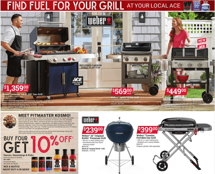 ACE Hardware Red Hot Buys Monthly Ad June 28 July 31, 2023