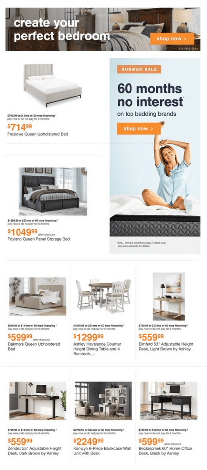 Ashley Furniture HomeStore Weekly Ad June 06 June 19, 2023