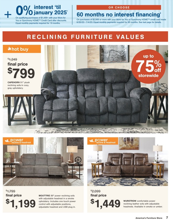 Ashley Furniture HomeStore Weekly Ad June 27 July 10, 2023