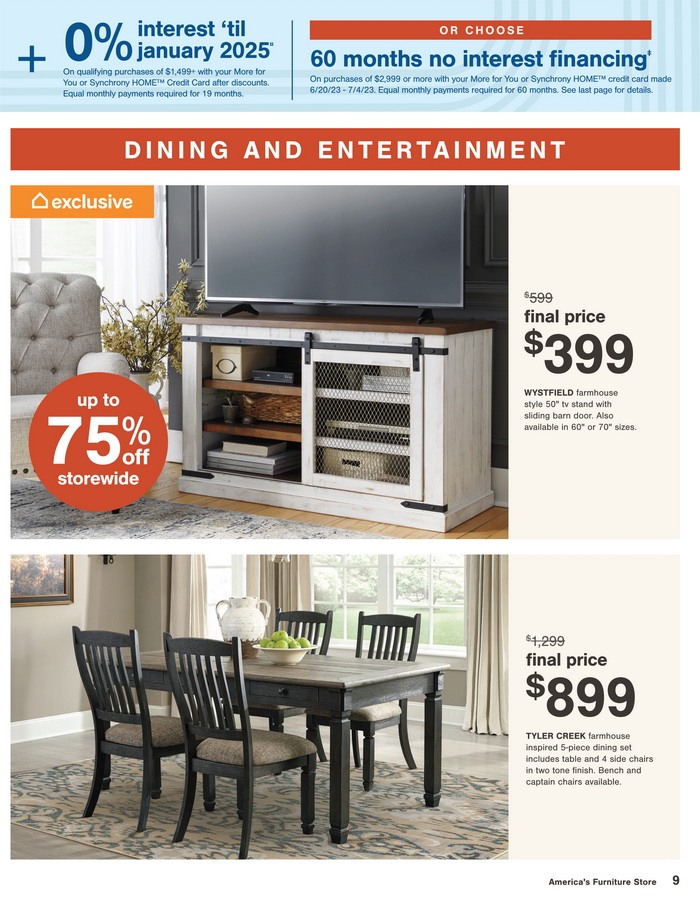 Ashley Furniture HomeStore Weekly Ad June 27 July 10, 2023