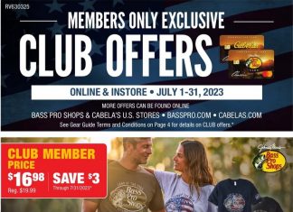 Bass Pro Shops Monthly Ad July 01 – July 31, 2023