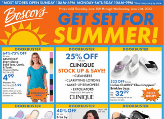Boscov’s Weekly Ad Jun 15 – Jun 21, 2023