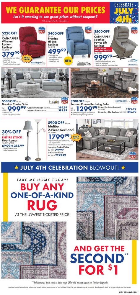 boscovs 4th of july sales