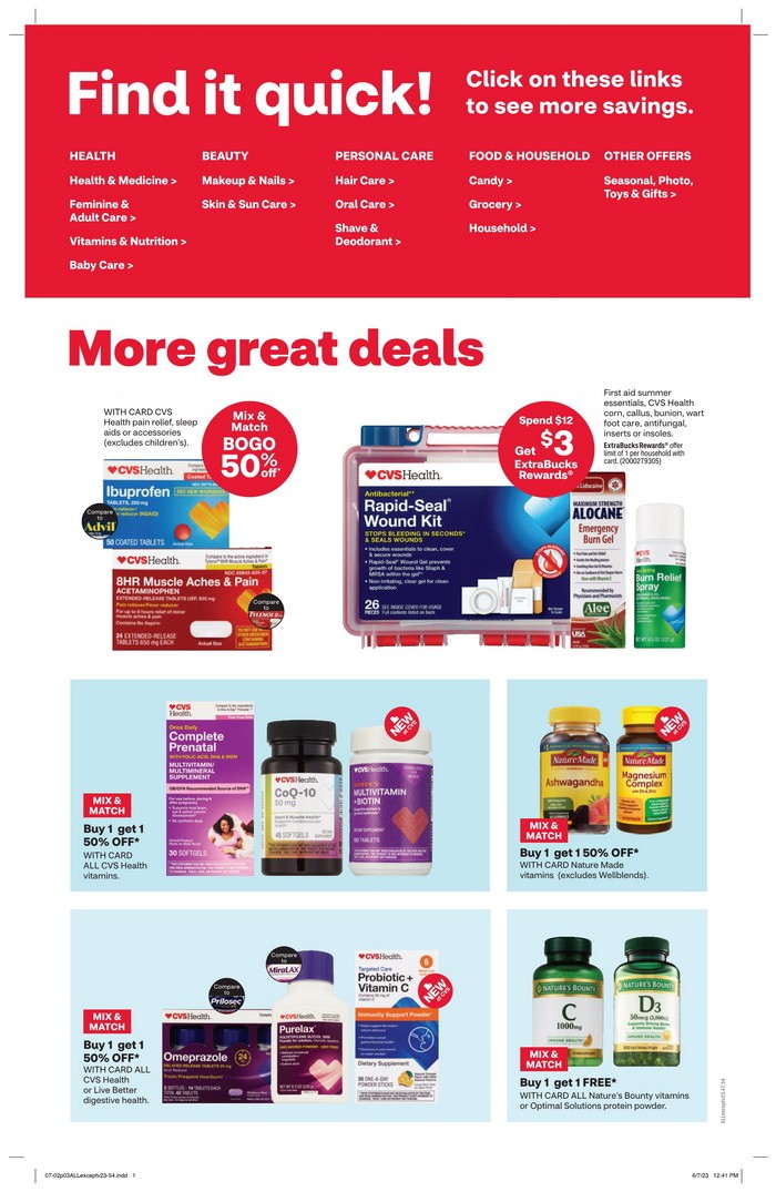 CVS Weekly Ad July 02 July 08, 2023