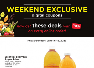 Cub Foods Weekend Exclusive Sale June 16 – June 18, 2023