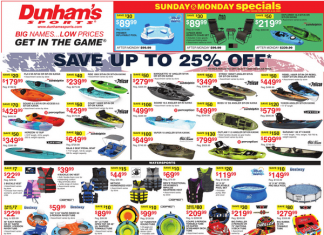 Dunham’s Sports Weekly Sale Jun 24 – Jun 29, 2023 (Independence Day Promotion Included)