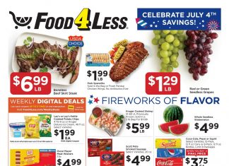 Food 4 Less Weekly Ad Jun 28 – Jul 04, 2023 (Independence Day Promotion Included)