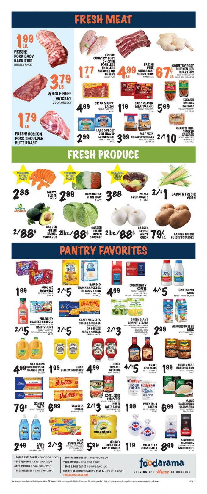 Foodarama Weekly Ad June 28 July 04, 2023