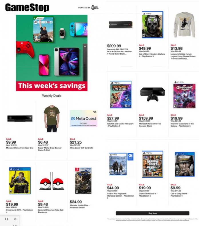 GameStop Weekly Ad June 27 July 02, 2023
