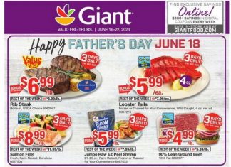 Giant Food Weekly Ad Jun 16 – Jun 22, 2023 (Father’s Day Promotion Included)