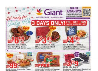 Giant Food Weekly Flyer June 23 – June 29, 2023