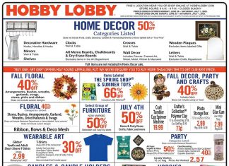 Hobby Lobby Weekly Ad June 26 – July 01, 2023