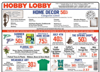 Hobby Lobby Weekly Ad June 11 – June 17, 2023