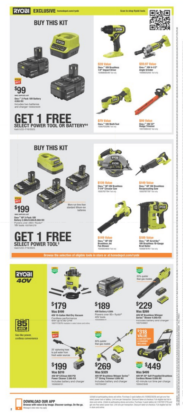 Home Depot Father's Day Ad June 08 June 18, 2023