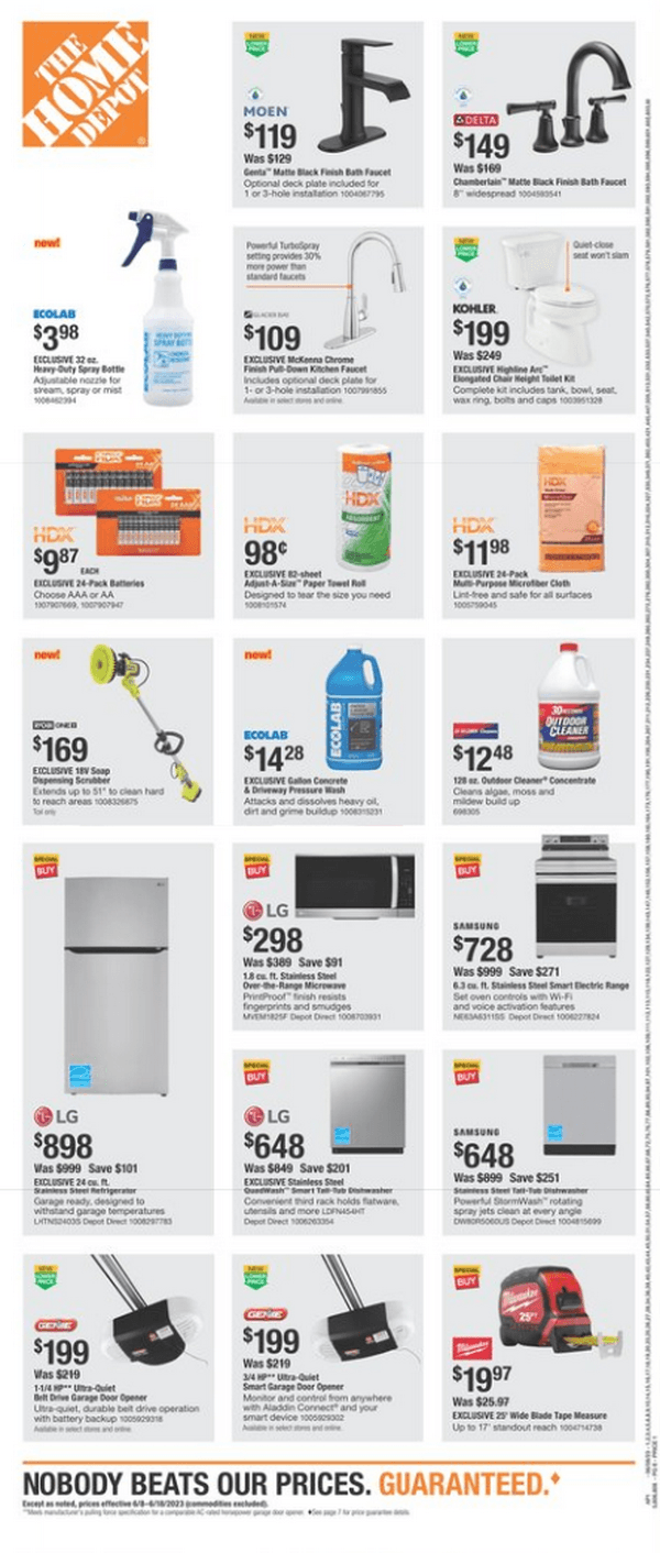 Home Depot Father's Day Ad June 08 June 18, 2023