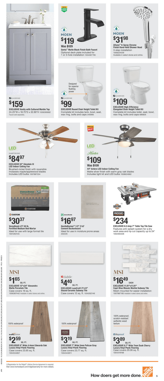 Home Depot Red, White & Blue Ad Jun 22 Jul 04, 2023