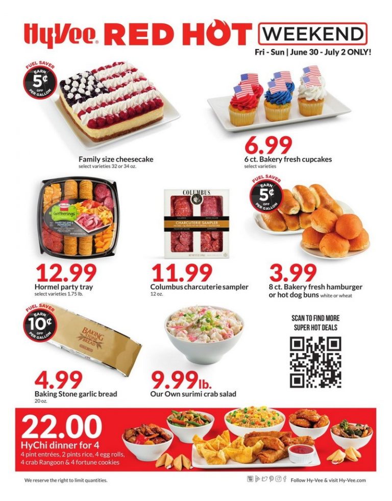 HyVee Weekend Ad June 30 July 02, 2023 (Independence Day Promotion Included)