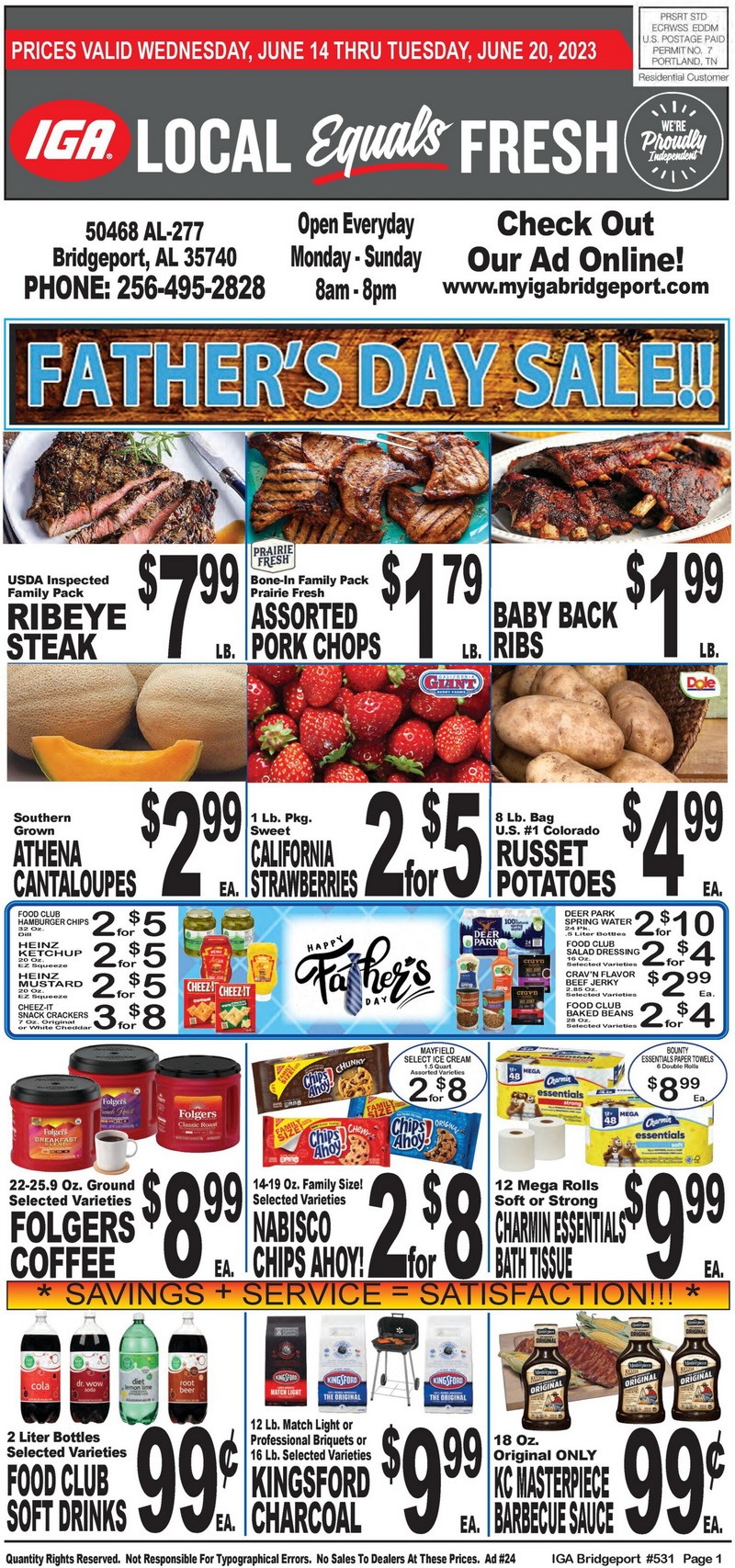 IGA Weekly Ad June 14 June 20, 2023 (Father's Day Promotion Included)