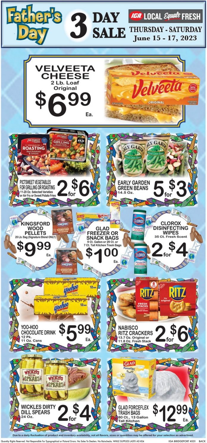 IGA Weekly Ad June 14 June 20, 2023 (Father's Day Promotion Included)