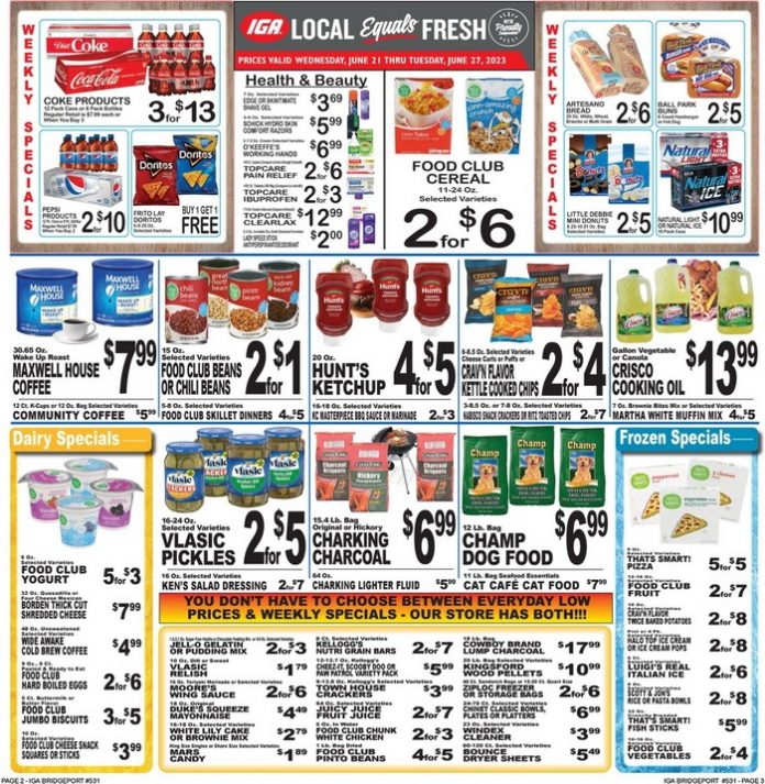 IGA Weekly Ad June 21 June 27, 2023