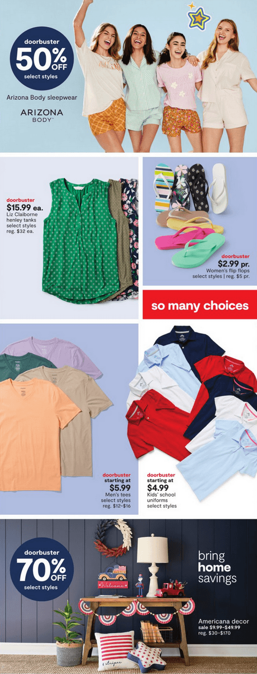 JCPenney 4th of July Sale June 30 July 04, 2023