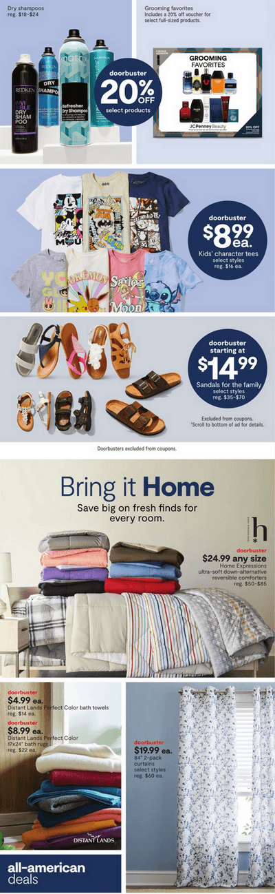 JCPenney 4th of July Sale June 30 – July 04, 2023