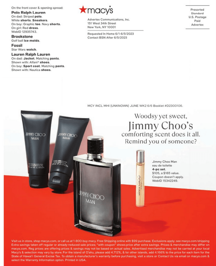 Macy's Weekly Ad June 06 June 12, 2023 (Father's Day Promotion Included)