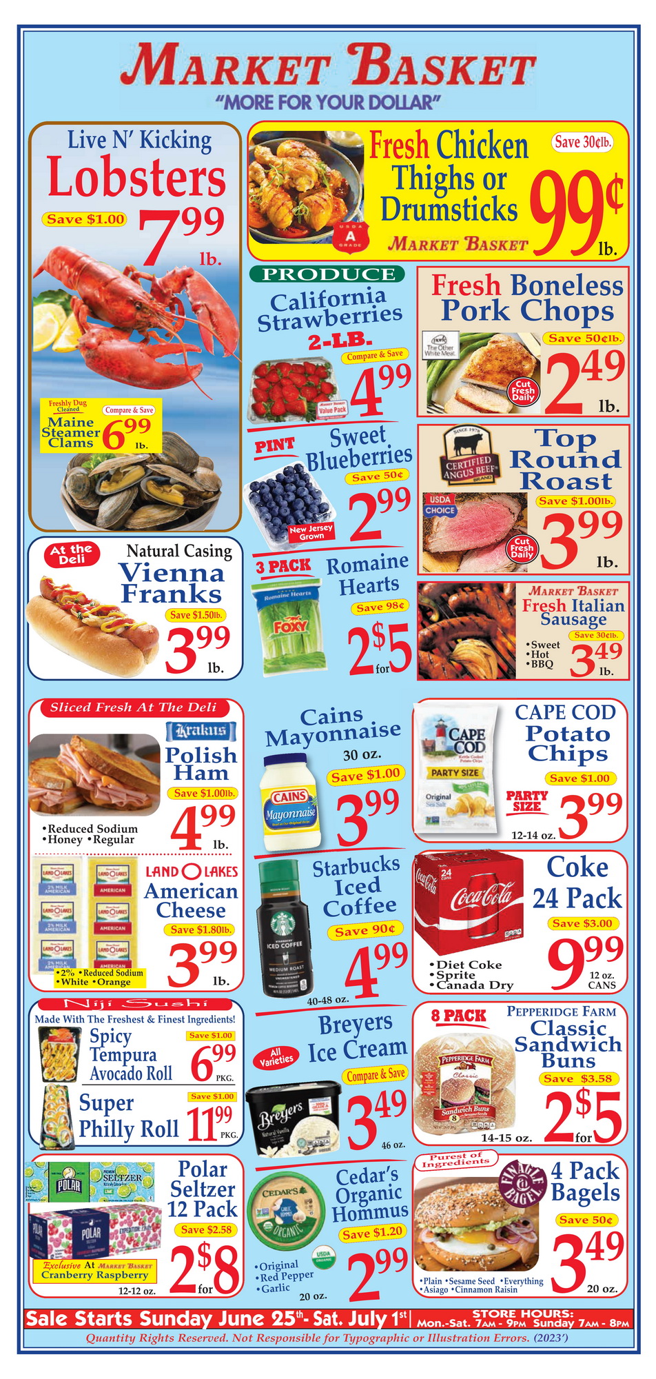 Market Basket Weekly Flyer Jun 25 Jul 01, 2023