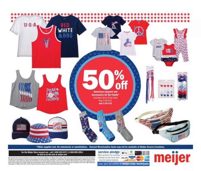 Meijer 4th of July Sale June 25 July 04, 2023